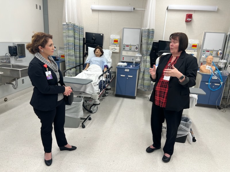 Kern Health Systems touring the nursing department
