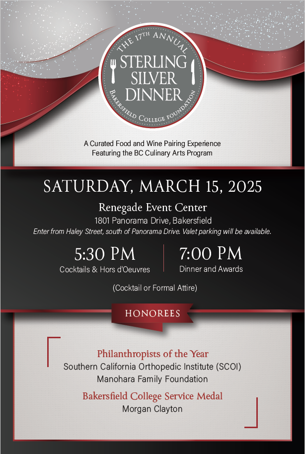 The 17th Annual Sterling Silver Dinner invitation