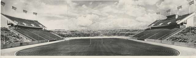 1955 View of Completed Construction for Memorial Stadium