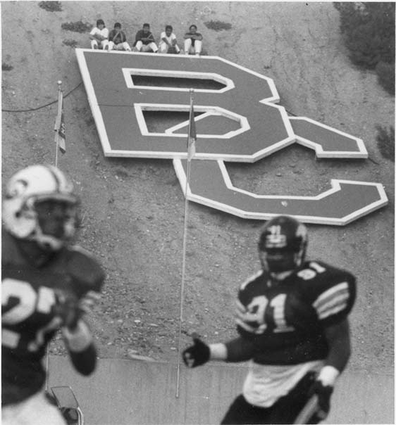 Football Game in Memorial Stadium